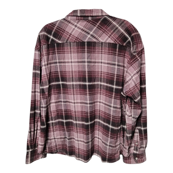 Plaid Button-Up Shirt - Picture 3 of 3